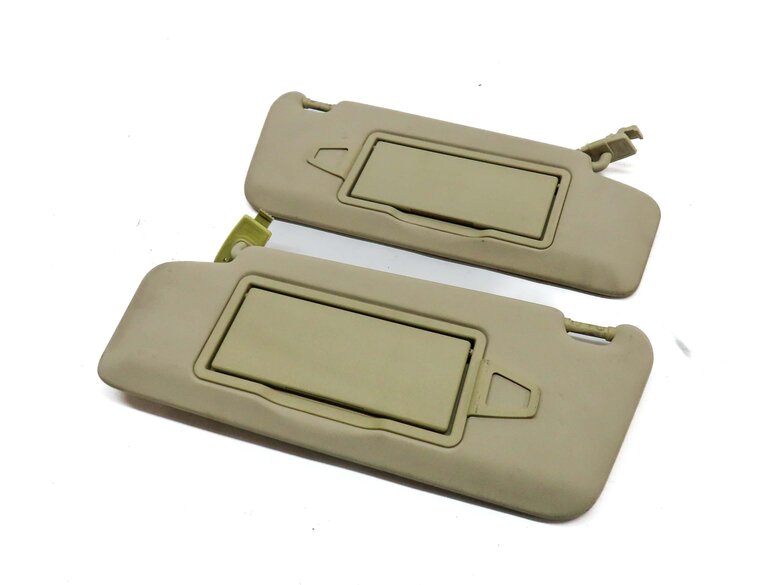 2008-2014 MERCEDES BENZ C-CLASS (W204) FRONT LEFT & RIGHT SUNVISOR SET (BEIGE)