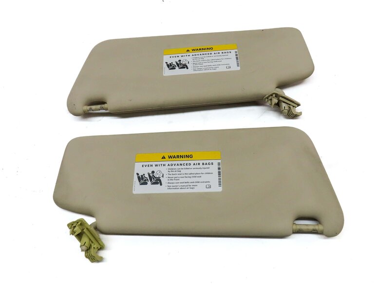 Thumbnail 5: 2008-2014 MERCEDES BENZ C-CLASS (W204) FRONT LEFT & RIGHT SUNVISOR SET (BEIGE)