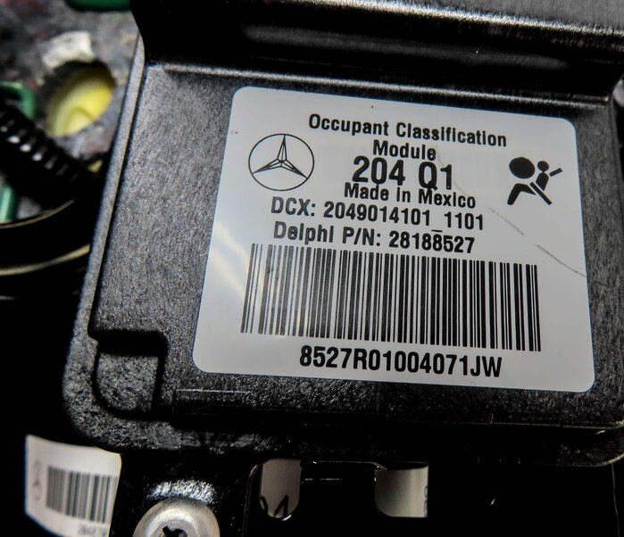 Thumbnail 8: 2011 MERCEDES C300 W204 FRONT RIGHT PASSENGER LOWER HEATED SEAT CUSHION (BEIGE)