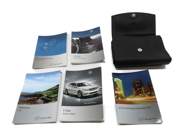 Thumbnail 3: 2011 MERCEDES C300 (W204) 3.0L M272 ENGINE OWNERS MANUAL BOOKLET SET 5 w/ CASE