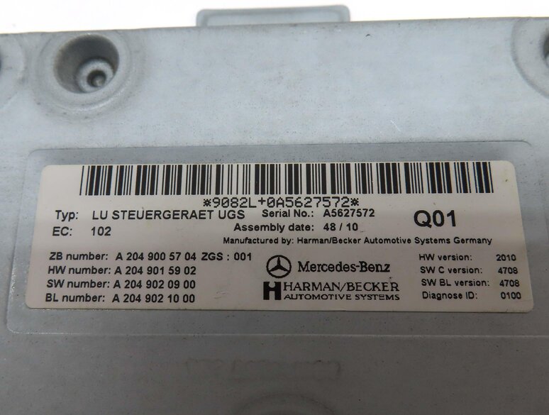 Thumbnail 4: 08-15 MERCEDES B C E G GL ML R SLK (W204 W207 W164 X164) COMMUNICATION MODULE
