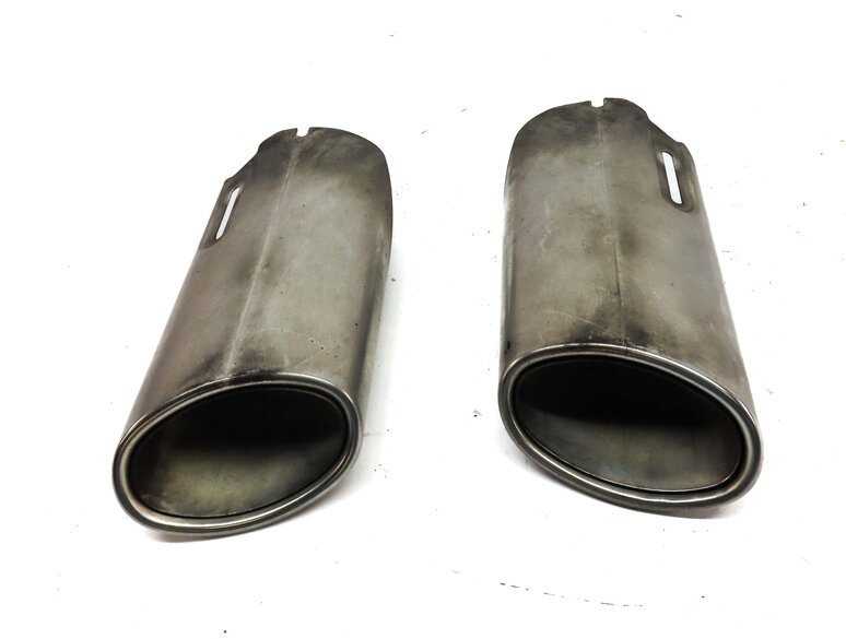 Thumbnail 2: 2011 MERCEDES C300 (W204) 3.0L M272 ENGINE LEFT & RIGHT EXHAUST MUFFLER TIP SET2