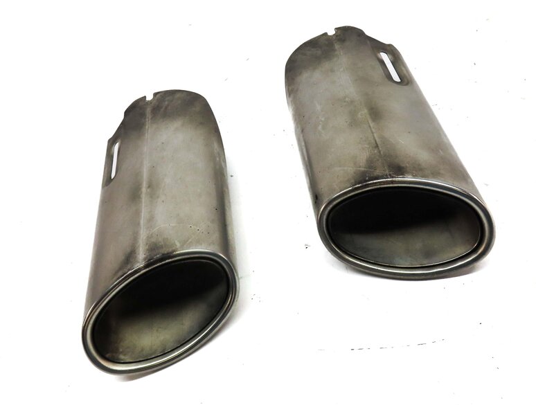 Thumbnail 3: 2011 MERCEDES C300 (W204) 3.0L M272 ENGINE LEFT & RIGHT EXHAUST MUFFLER TIP SET2