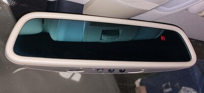 Thumbnail 7: 08-15 MERCEDES C GLK CLASS (W204 X204) HOMELINK AUTODIM REARVIEW MIRROR (BEIGE)
