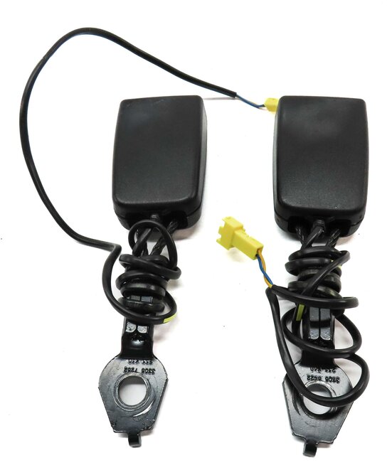Thumbnail 4: 09-15 MERCEDES C GLK CLASS (X204 W204) FRONT LEFT & RIGHT SEATBELT RECEIVER SET2