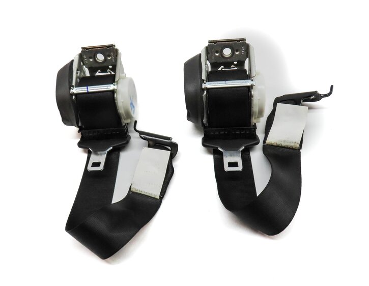 2017 BMW X3 (F25) REAR LEFT & RIGHT SEATBELT SEAT BELT RETRACTOR SET 2 (BLACK)