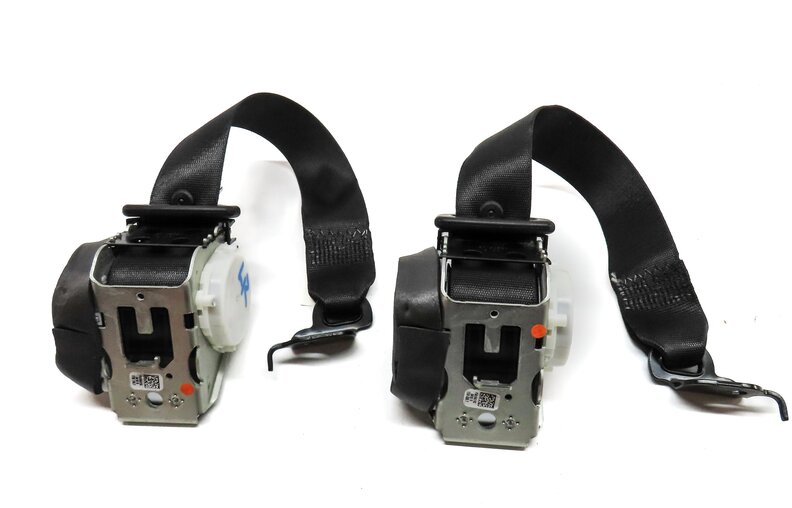 Thumbnail 3: 2017 BMW X3 (F25) REAR LEFT & RIGHT SEATBELT SEAT BELT RETRACTOR SET 2 (BLACK)