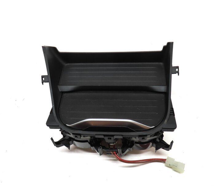 Thumbnail 2: 2017 BMW X3 (F25) FRONT CENTER CONSOLE DUAL CUPHOLDER & 12v SOCKET (BLACK)