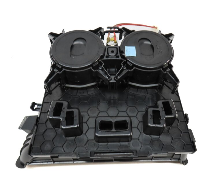 Thumbnail 5: 2017 BMW X3 (F25) FRONT CENTER CONSOLE DUAL CUPHOLDER & 12v SOCKET (BLACK)