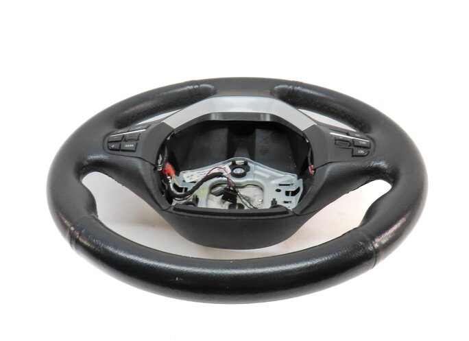 Thumbnail 4: 2011-2018 BMW X3 X4 (F25 F26) 3 SPOKE STEERING WHEEL w/ SWITCHES & TRIM (BLACK)