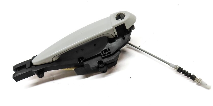 Thumbnail 3: 08-14 BMW X3 X5 X5M X6 X6M (E70 E71 F25) LEFT DRIVER DOOR HANDLE (ALPINE WHITE)