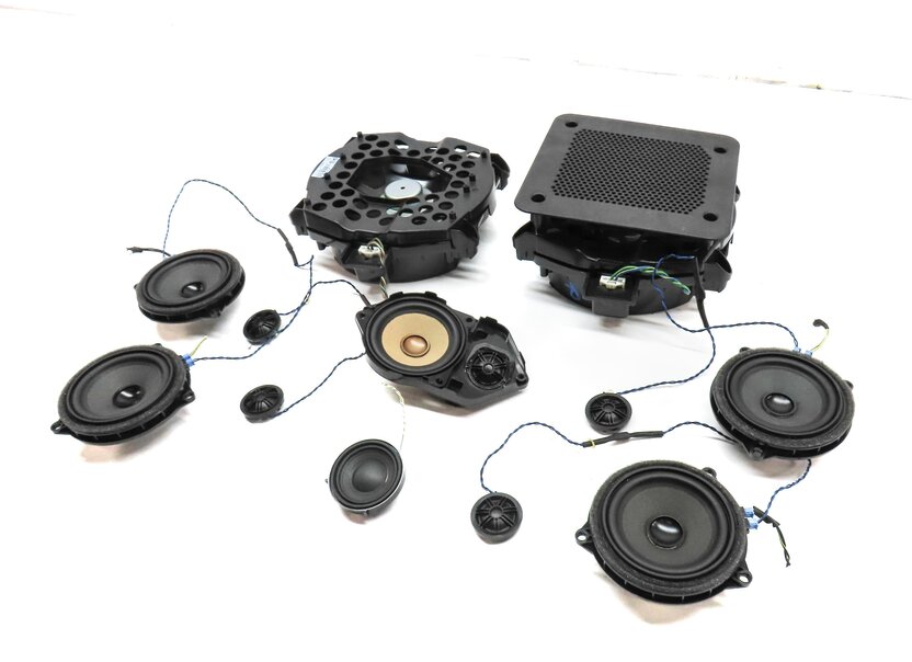 2017 BMW X3 (F25) WOOFER MIDRANGE TWEETER FRONT REAR LEFT RIGHT SPEAKER SET 12
