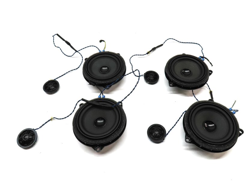 Thumbnail 6: 2017 BMW X3 (F25) WOOFER MIDRANGE TWEETER FRONT REAR LEFT RIGHT SPEAKER SET 12