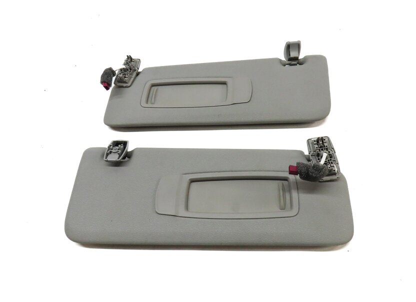 Thumbnail 2: 2011-2018 BMW X3 X4 (F25 F26) FRONT LEFT & RIGHT SUNVISOR SHADE SET (GRAY)
