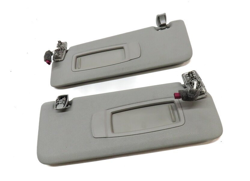 Thumbnail 3: 2011-2018 BMW X3 X4 (F25 F26) FRONT LEFT & RIGHT SUNVISOR SHADE SET (GRAY)