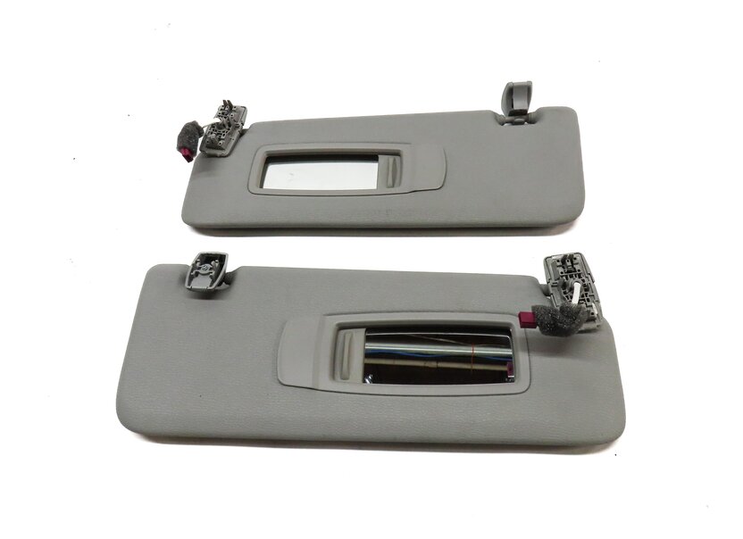 Thumbnail 4: 2011-2018 BMW X3 X4 (F25 F26) FRONT LEFT & RIGHT SUNVISOR SHADE SET (GRAY)
