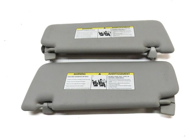 Thumbnail 5: 2011-2018 BMW X3 X4 (F25 F26) FRONT LEFT & RIGHT SUNVISOR SHADE SET (GRAY)