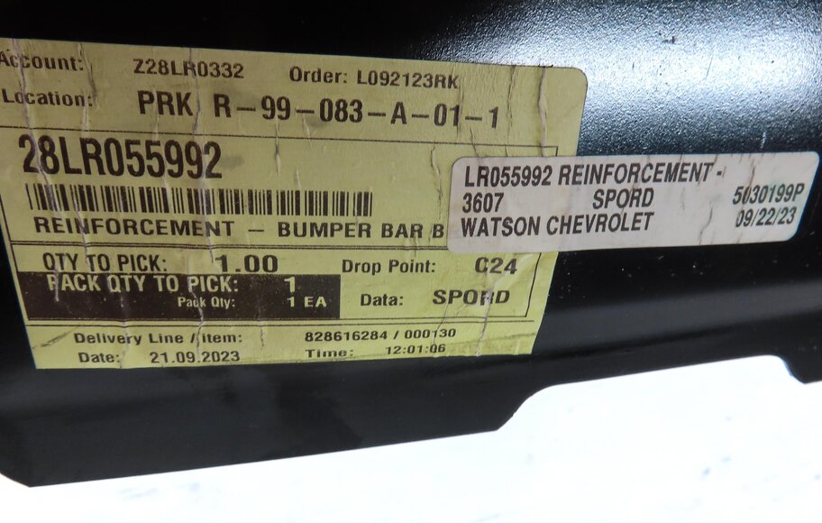 Thumbnail 9: 2012-2019 RANGE ROVER EVOQUE (L538) FRONT BUMPER REINFORCEMENT IMPACT BAR BRACE