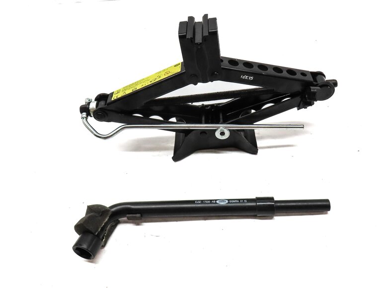 Thumbnail 2: 12-19 RANGE ROVER EVOQUE (L538) EMERGENCY SPARE TIRE JACK WRENCH TOOL KIT SET