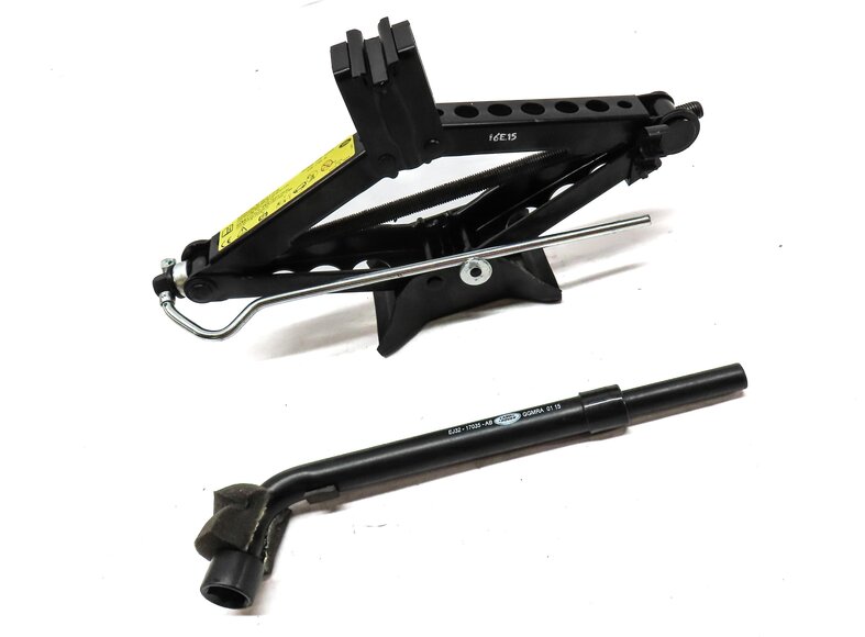 Thumbnail 3: 12-19 RANGE ROVER EVOQUE (L538) EMERGENCY SPARE TIRE JACK WRENCH TOOL KIT SET