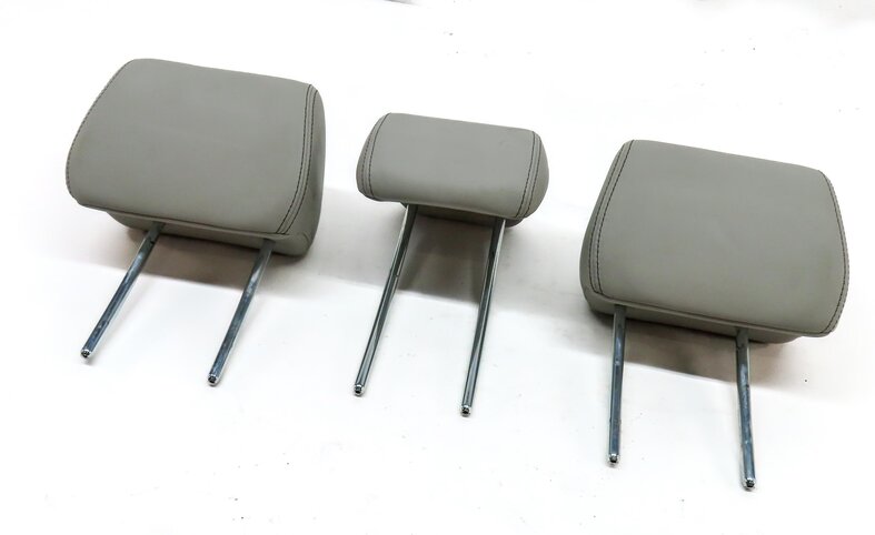 Thumbnail 1: 12-19 RANGE ROVER EVOQUE (L538) REAR LEFT RIGHT CENTER SEAT HEADREST CIRRUS GRAY