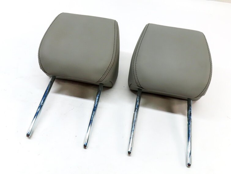 12-19 RANGE ROVER EVOQUE (L538) FRONT LEFT & RIGHT SEAT HEADREST SET CIRRUS GRAY