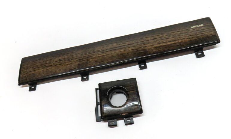 Thumbnail 3: 2015 RANGE ROVER EVOQUE L538 FRONT IGNITION & DASH DARK GRAY OAK WOOD TRIM SET 2