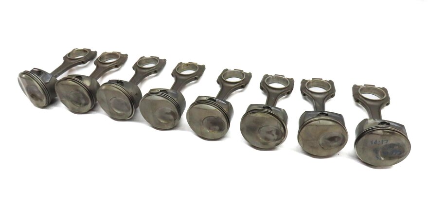 08-12 PORSCHE CAYENNE PANAMERA (958 970) 3.6L M46 / 4.8L M48 ENGINE PISTON SET 8