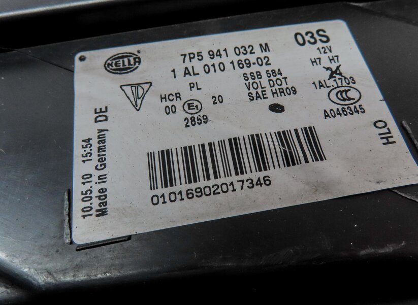 Thumbnail 8: 11-14 PORSCHE CAYENNE (958) RIGHT FRONT PASSENGER HID XENON HEADLIGHT LIGHT LAMP