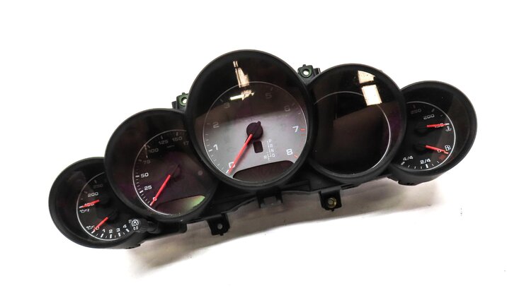 Thumbnail 4: 11-12 PORSCHE CAYENNE 958 4.8L NON-TURBO SPEEDOMETER COMPASS NAVIGATION MPH 126k