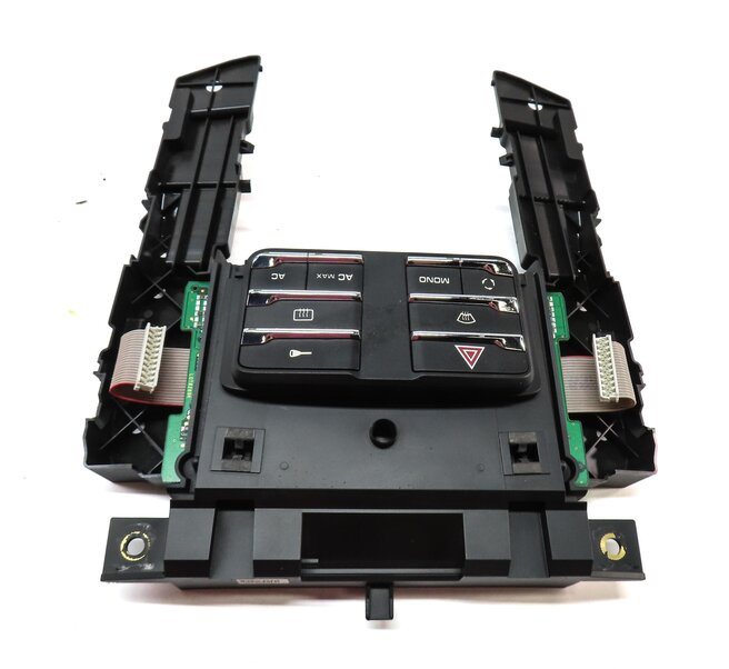 Thumbnail 5: 2011 PORSCHE CAYENNE 958 FRONT CONSOLE HAZARD DEFROST AC MAX SWITCH BUTTON PANEL