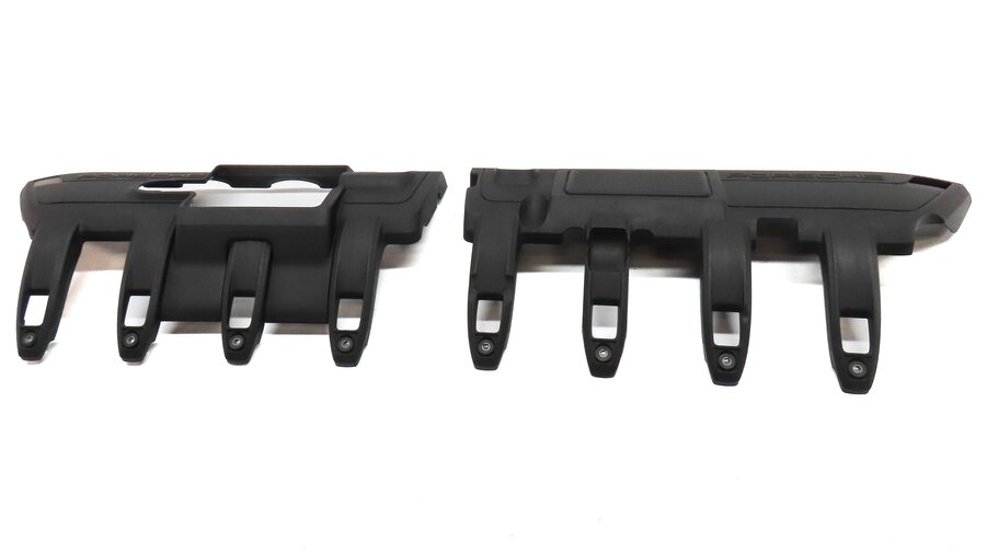 Thumbnail 2: 10-16 PORSCHE CAYENNE PANAMERA 958 970 G1 4.8L LEFT RIGHT ENGINE COVER TRIM SET2