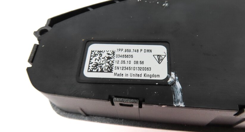 Thumbnail 6: 2011 PORSCHE CAYENNE (958) FRONT RIGHT PASSENGER SEAT ADJUST SWITCH w/ LUMBAR