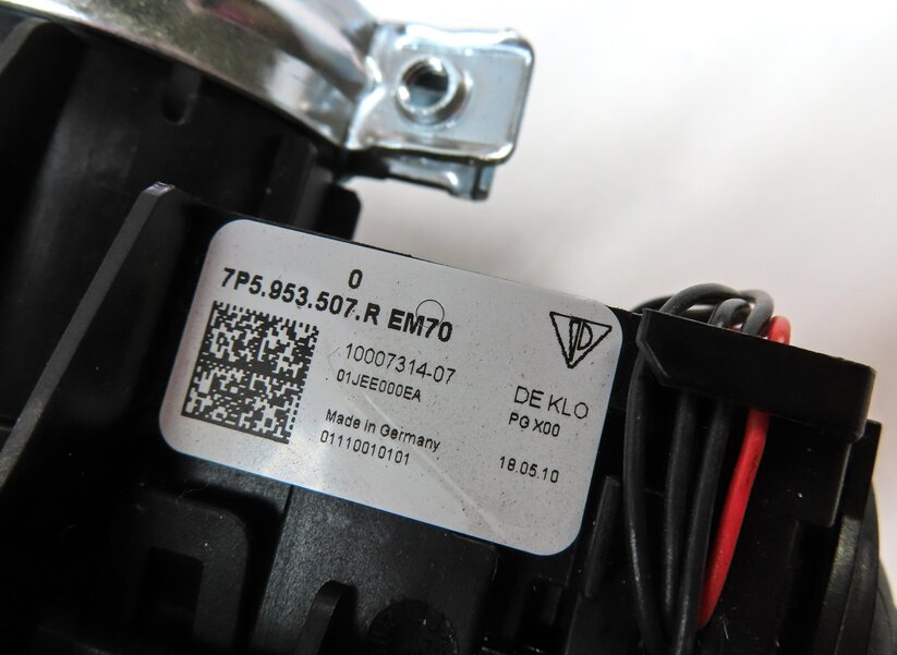 Thumbnail 6: 2011-2016 PORSCHE CAYENNE (958) BLINKER WIPER CRUISE COMBINATION SWITCH