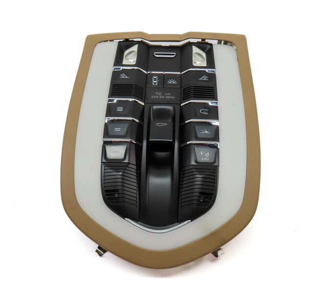 Thumbnail 4: 2011 PORSCHE CAYENNE (958) FRONT ROOF CENTER PRIMARY DOME LIGHT (LUXOR BEIGE)