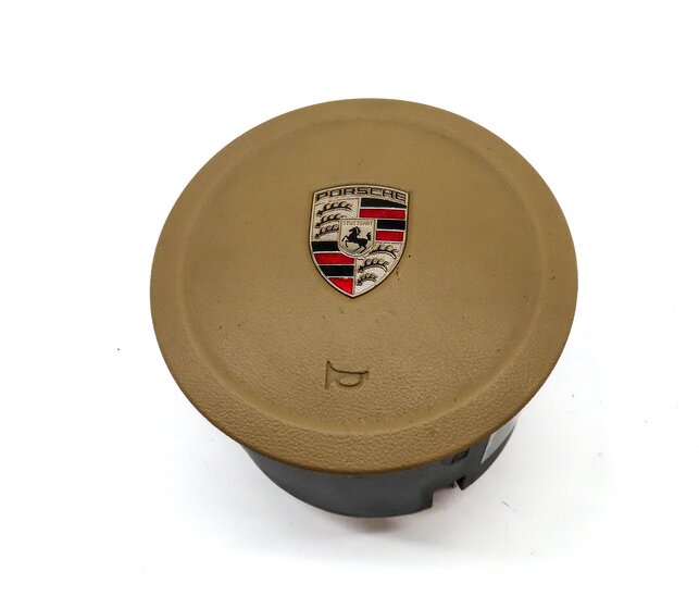 Thumbnail 2: 2011-2014 PORSCHE CAYENNE (958) STEERING WHEEL AIRBAG AIR BAG (BEIGE)