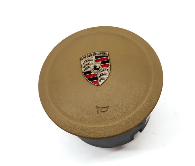 Thumbnail 3: 2011-2014 PORSCHE CAYENNE (958) STEERING WHEEL AIRBAG AIR BAG (BEIGE)