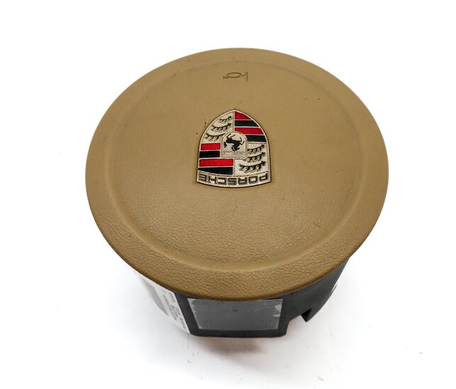 Thumbnail 4: 2011-2014 PORSCHE CAYENNE (958) STEERING WHEEL AIRBAG AIR BAG (BEIGE)