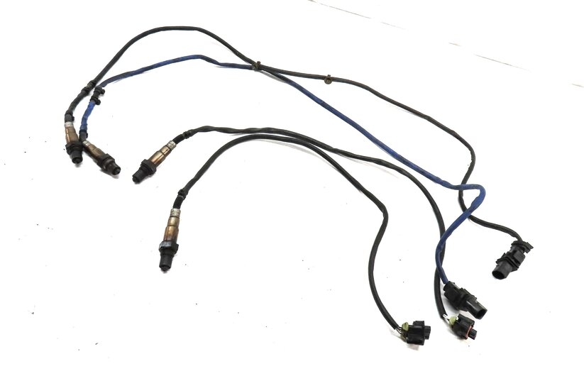 2011 PORSCHE CAYENNE (958) 4.8L ENGINE PRE POST CAT O2 OXYGEN SENSOR SET 4