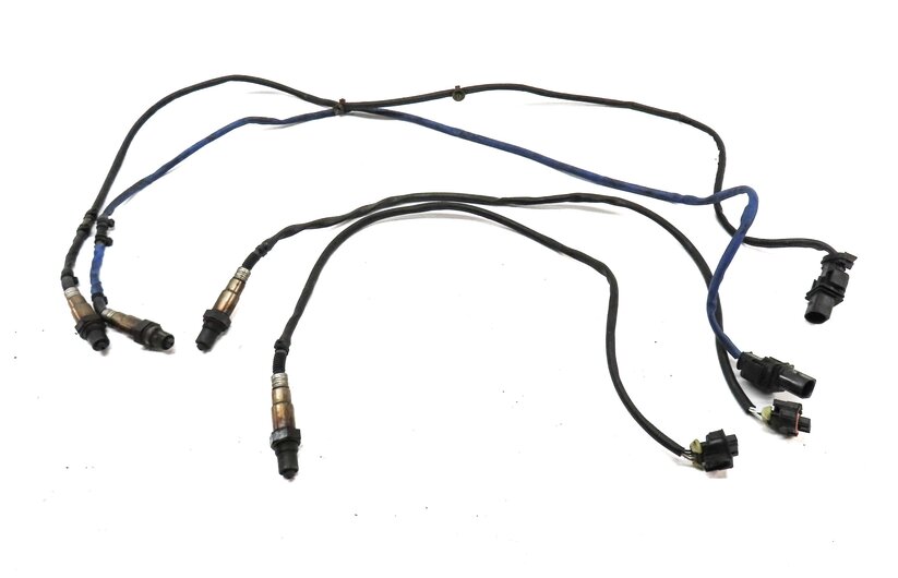 Thumbnail 2: 2011 PORSCHE CAYENNE (958) 4.8L ENGINE PRE POST CAT O2 OXYGEN SENSOR SET 4
