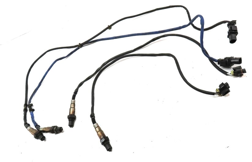 Thumbnail 3: 2011 PORSCHE CAYENNE (958) 4.8L ENGINE PRE POST CAT O2 OXYGEN SENSOR SET 4