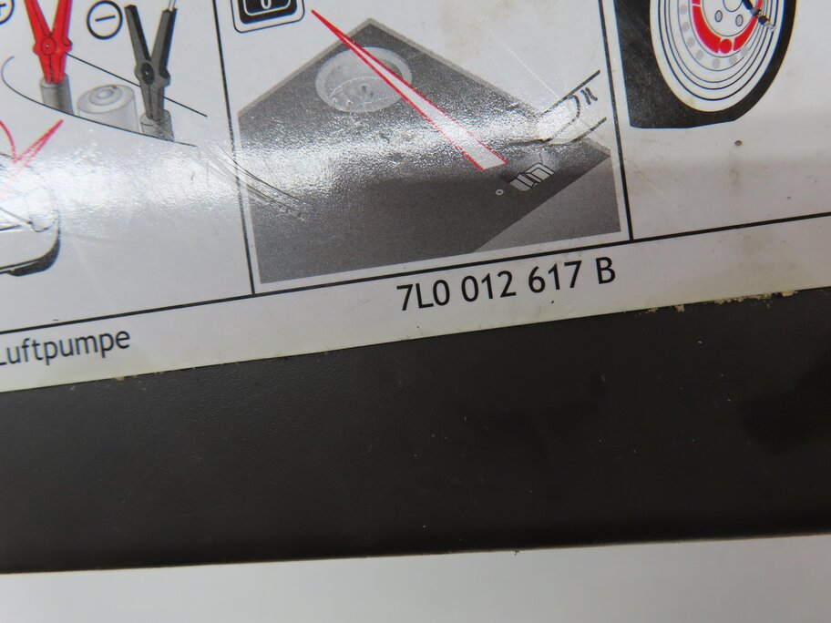 Thumbnail 6: 2011 PORSCHE CAYENNE (958) EMERGENCY ROADSIDE 12V TIRE AIR COMPRESSOR 7L0012617B
