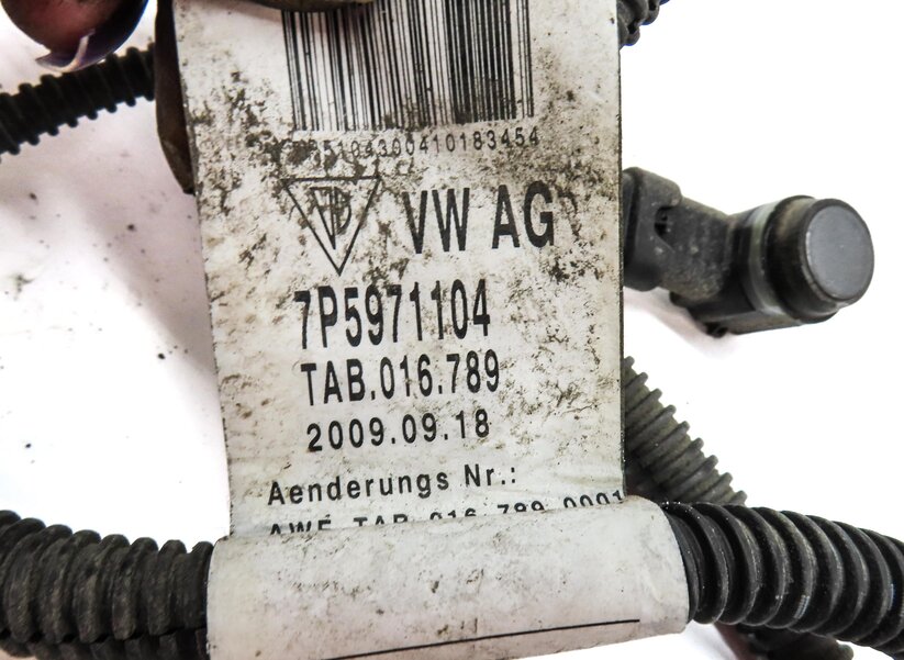 Thumbnail 4: 2011 PORSCHE CAYENNE 958 REAR PARK ASSIST PDC SENSOR SET4 (GREY) & WIRE HARNESS