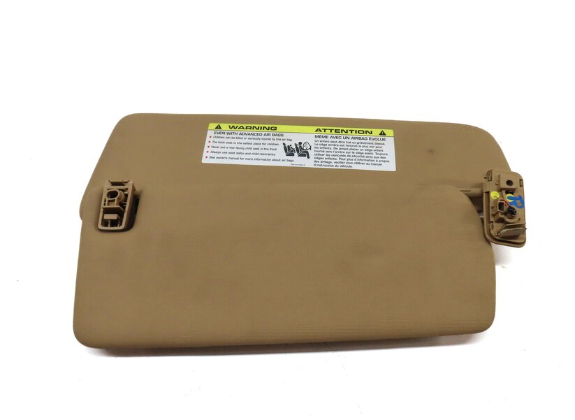 Thumbnail 6: 2011-2014 PORSCHE CAYENNE (958) RIGHT PASSENGER SUNVISOR SUN VISOR SHADE (BEIGE)