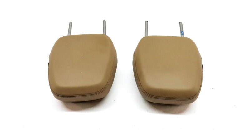 Thumbnail 4: 2011 PORSCHE CAYENNE (958) FRONT LEFT & RIGHT SEAT HEADREST SET 2 (LUXOR BEIGE)
