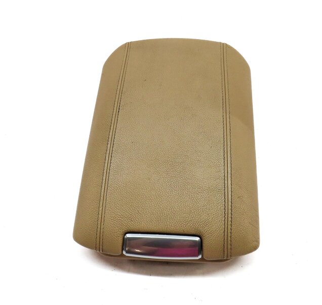 Thumbnail 2: 11-18 PORSCHE CAYENNE (958) FRONT CENTER CONSOLE ARMREST ARM REST LID (BEIGE)