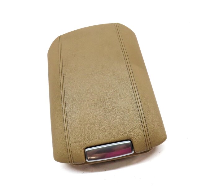 Thumbnail 3: 11-18 PORSCHE CAYENNE (958) FRONT CENTER CONSOLE ARMREST ARM REST LID (BEIGE)