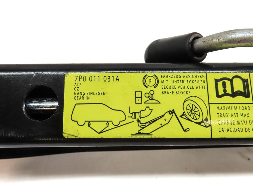 Thumbnail 14: PORSCHE 11-18 CAYENNE 958 15-23 MACAN 95B SPARE TIRE JACK & LUG WRENCH TOOL KIT