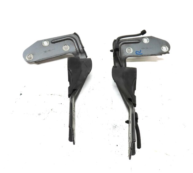 Thumbnail 2: 11-14 PORSCHE CAYENNE (958) FRONT LEFT & RIGHT HOOD HINGE SET 2 (METEOR GRAY)