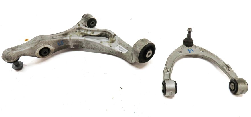 Thumbnail 2: 2011-2018 PORSCHE CAYENNE (958) LEFT FRONT DRIVER UPPER CONTROL ARM SET 2